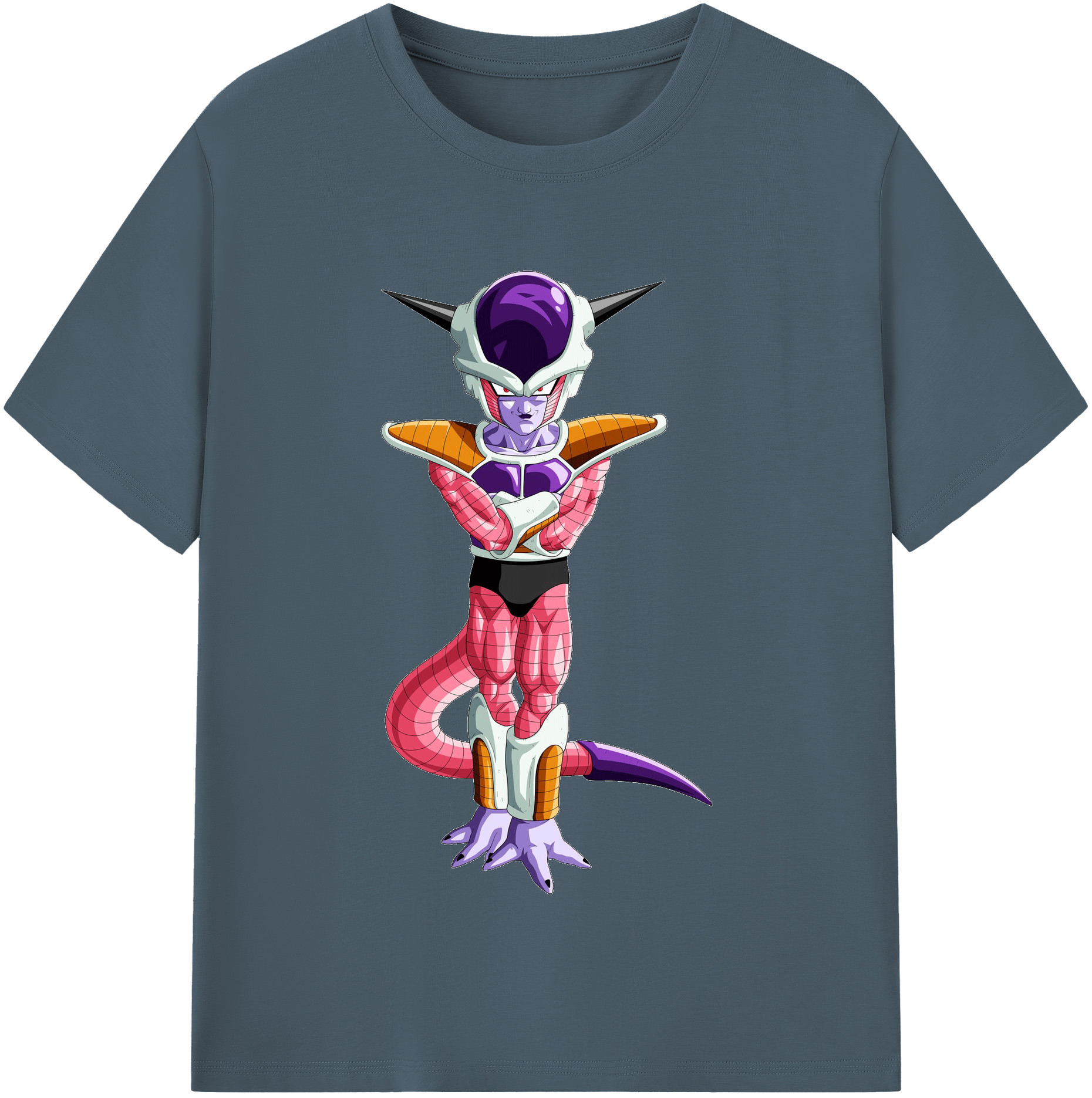 （画像用） ドラゴンボール フリーザ DRAGON BALL Frieza 綿100％半袖Tシャツ（フロントプリント）
